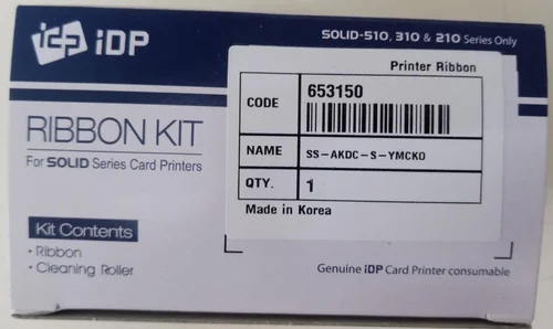 IDP SOLID YMCKO FULL PANEL RIBBON.